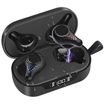 Arsiperd Kabellose Sport‑Ohrhörer mit LED‑Anzeige und CVC8.0 Mikrofon