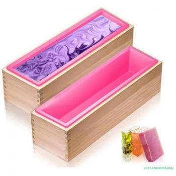 2-Piece Rectangle Silicone Soap Mold