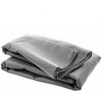Graues BO‑CAMP Vorzelt‑Matte – Outdoor‑Bodenbelag 2,5 x 6 m für Zelte, Balkone & Caravan