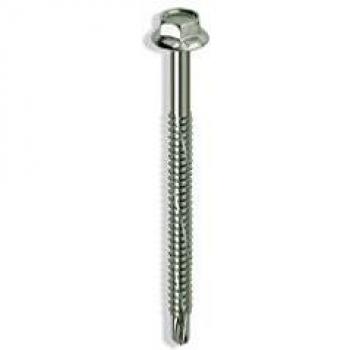 1 X BOULON AUTOPERCEUR POUR FER 6,3 x 150 mm