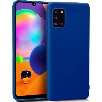 Capa Protetora de Silicone Samsung A31 Azul