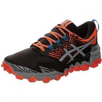 Damen-Gel-Fujitrabuco 8 von Asics, Farbe Flash Coral/Sheet Rock, Größe 38 EU