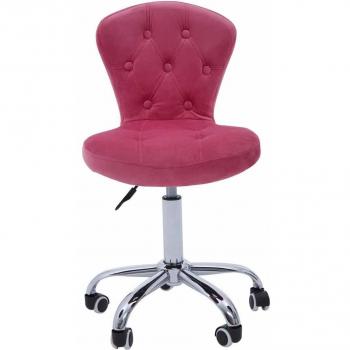Tufted Pink Velvet Home Office Chair