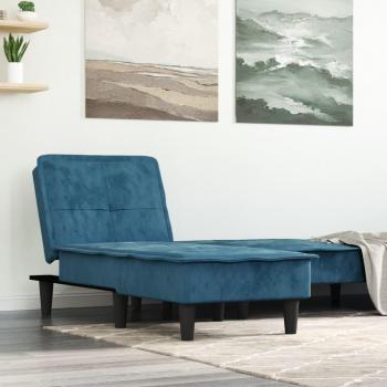 Chaise Longue in Velluto Blucod mxl 118603