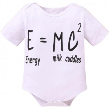Casual Romper Letter Print Jumpsuit Outfits Girls Boys Clothes