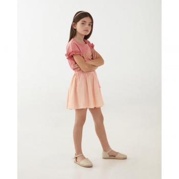 Falda infantil con vuelo y cintura elástica