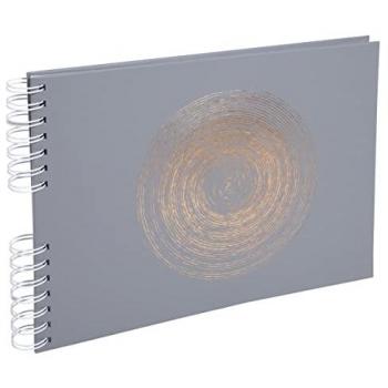 Exacompta Ellipse - Album - 150 x 4x6 po (10x15 cm) - gris x 1