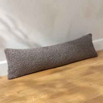 Yard Boucle Shearling Door Draft Blocker - Grey