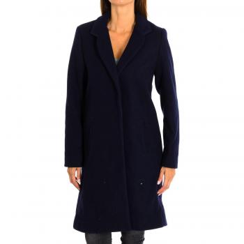 Chaqueta acolchada de manga larga 9498 en azul para mujer