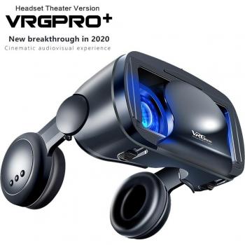 Lunettes de réalité virtuelle avec casque pour téléphones 5-7 pouces