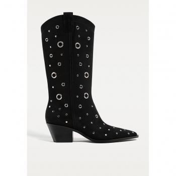 Anelli Tacco Stivaletti Stradivarius Nero 39