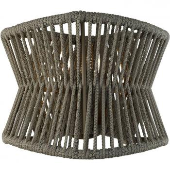 Mantra - Inspired Polinesia Lampada da parete, 1 x E27, IP44, Beige Oscu, 2 anni di garanzia