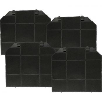 Juego de 4 Filtros de Carbón para Smeg KICT90BL y Más