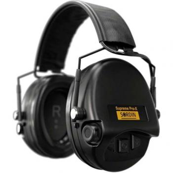 Sordin Supreme Pro‑X SFA Black Cup Headset, #520532