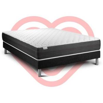 Conjunto VitalSpring Negro 140x200
