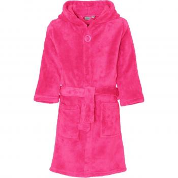 Playful Fleece Robe & Shoes Set for Children