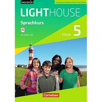 English G LIGHTHOUSE - Sprachkurs Saarland / Band 1: Klasse 5 - Arbeitsheft mit Audio-Materialien