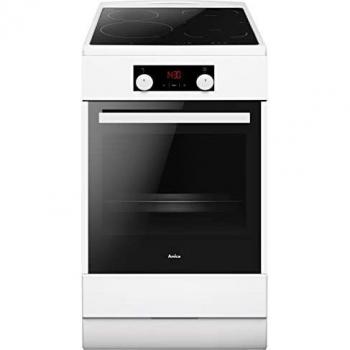 Amica Induktions-Standherd »SHI 905 150«, SHI 905 150 W, mit Teleskopauszug nachrüstbar, Steam Clean