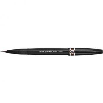PENTEL FEUTRE PINCEAU MARRON ULTRA F