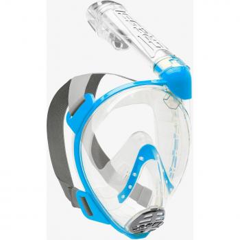 Maschera Cressi Baron Blu per Snorkeling Adulti Taglia Unica