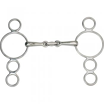 Four‑Ring Double‑Joint Bit – HorseGuard