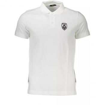 Męska koszulka polo Cavalli Class biała
