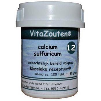 Vitazouten Calcium sulfuricum VitaZout Nr. 12 120 tabletten
