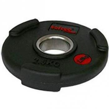 Softee Urethane Olympic Plate Disc Black 2.5 kg unisex