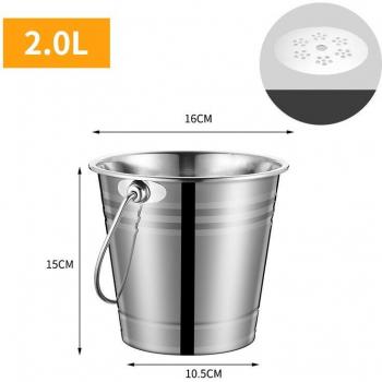 OAPE Stainless Steel Ice Bucket with Handle