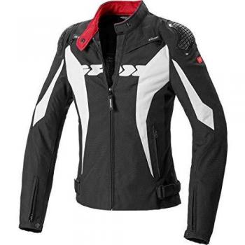Giacca Moto Spidi Sport Warrior Tex Lady Nero/Bianco XXL