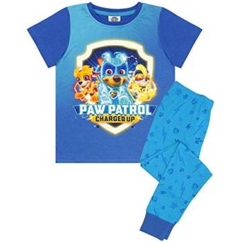Paw Patrol Boys Sleepwear, Short Sleeve & Long Leg, Blue, Size 4-5