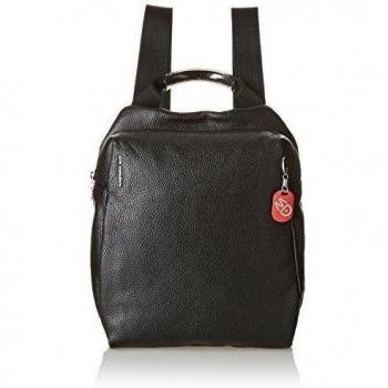 Mandarina DuckMELLOW LEATHER TRACOLLA BLACK - Bolso de Mochila Mujer, color Negro, talla 9x36x30 cm