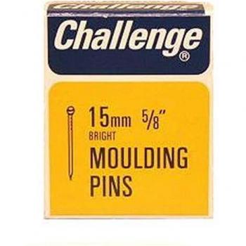 Superior Bright Steel Moulding and Veneer Pins - 15mm (Box Pack)