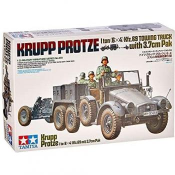 TAMIYA 35259 Krupp Towing Truck w/37mm Pak 1:35 Military Model Kit