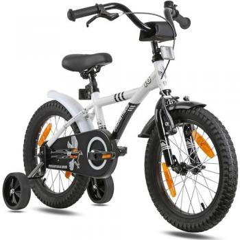 Bicicletta Prometheus Kid 16 Nera e Bianca
