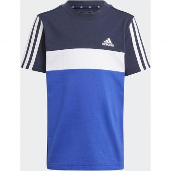T-shirt Adidas Tiberio 3 Strisce Colorblock Cotton