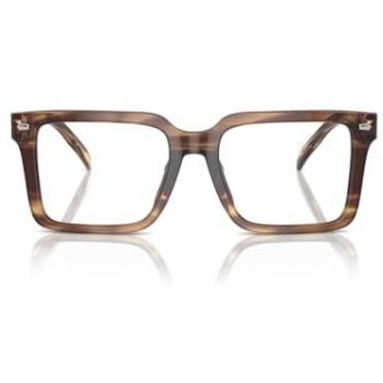 Michael Kors Mosel 3977 Squared Brown Eyewear – Size 54 (Blue‑Light Block)