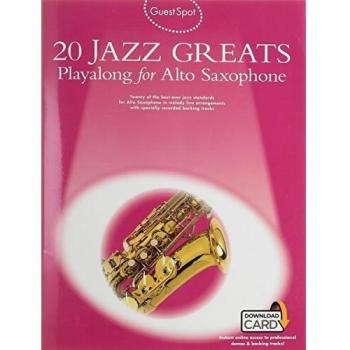 Guest Spot: 20 Jazz Greats Playalong For Alto Saxophone - [Version Originale]