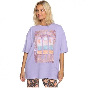 Billabong Women's Moonlight Kiss Tee - Lilac Breeze - Size M