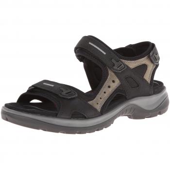 ECCO Women's Offroad Sandal Size 4 Leather Black