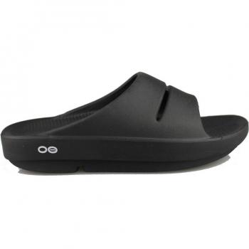 Chanclas Oofos RecuperaSol Negro
