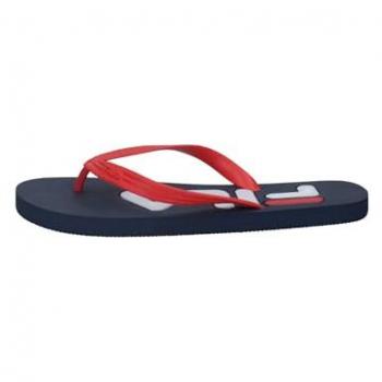 Chanclas Fila Troy H1 Marino Rojo Flip Flops Ffm0007-53040