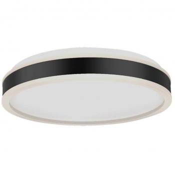 V-TAC Lampadari e Pendenti Lampadario led con Montaggio a Plafone 24W Dimmerabile triac d: 450mm h: 62mm Colore Nero 4000K