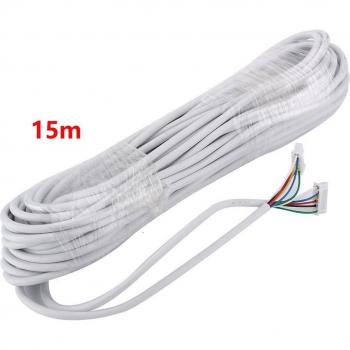Cable de Intercomunicación de Vídeo 15M 2.54mm 6 Hilos