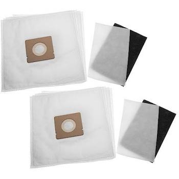 Moulinex-Compatible 12-Part Filter and Microfleece Bag Set - Vhbw