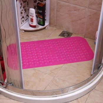 Bathroom Non-slip Silicone Mat with Suction Cups
