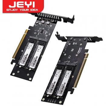 Tarjeta de expansión JEYI para 4 SSD M.2 a PCIe X16