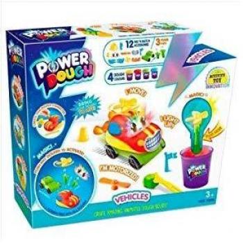 Kit de Plastilina para Construir Vehículos con Accesorios de Luz y Sonido