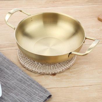 Utensilios de Cocina Clásicos de Acero Inoxidable para Mini Chef, Tamaños de 18cm/20cm/22cm