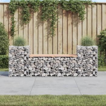 Vidaxl - Garden Bench Gabion Design 183x41x60.5 cm Solid Wood Douglas